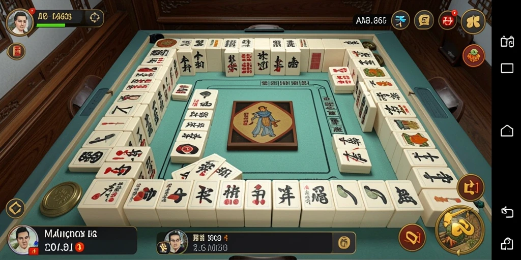 Tangkapan layar AA62 menampilkan gameplay Mahjong yang menantang dan asyik.