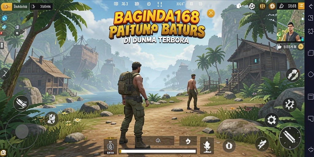 Screenshot utama BAGINDA168 menunjukkan pemain menjelajahi dunia terbuka yang luas.