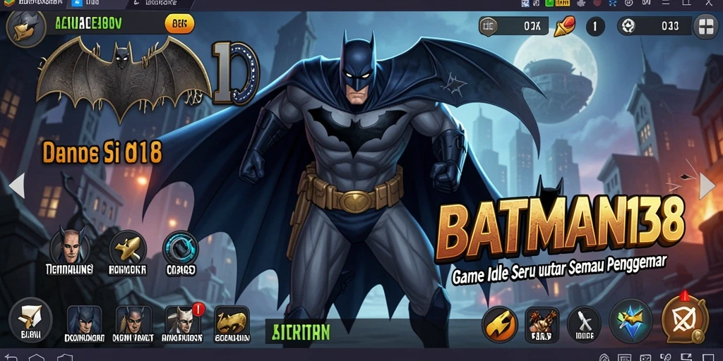 Gameplay BATMAN138 yang memukau dengan karakter pahlawan beraksi.