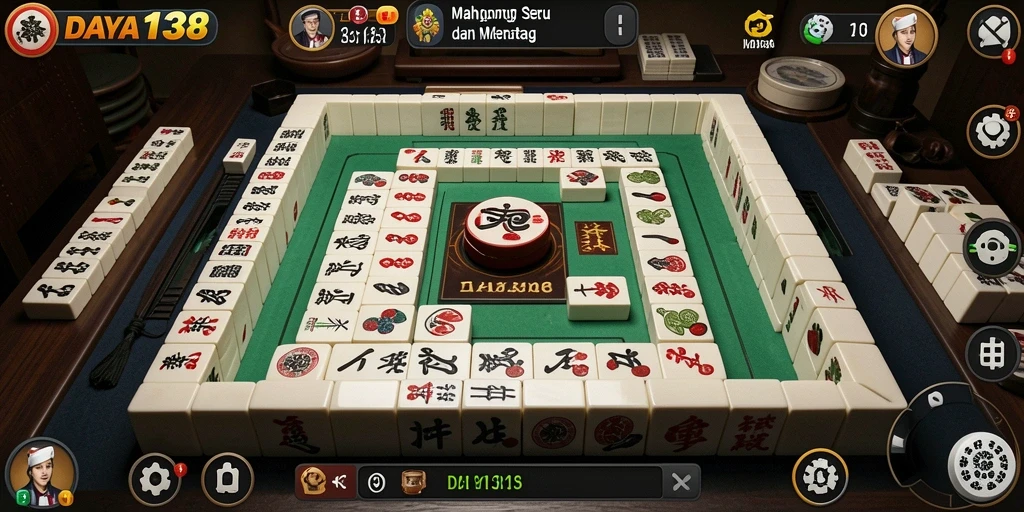 Tampilan menarik dari gameplay Mahjong di DAYA138.