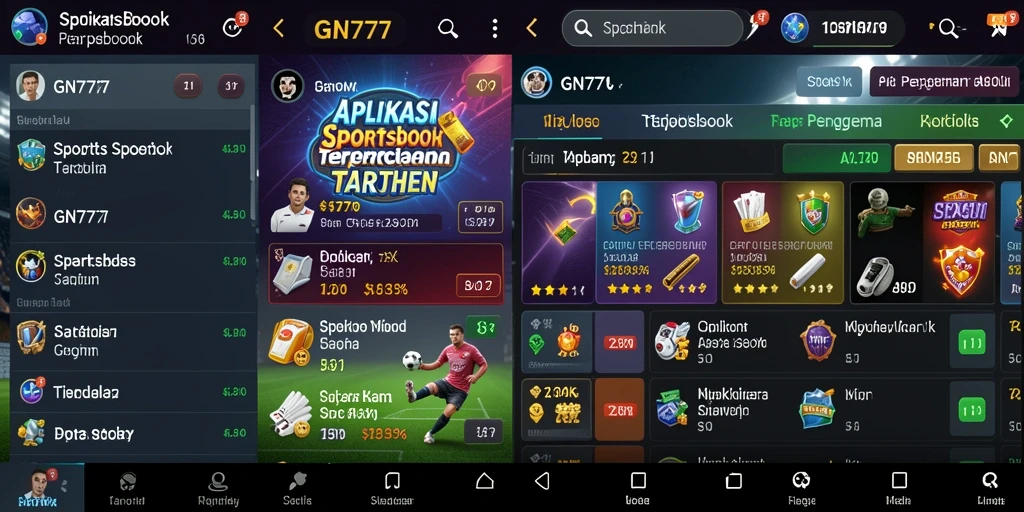 Tampilan gameplay Sportsbook yang menarik dan interaktif.