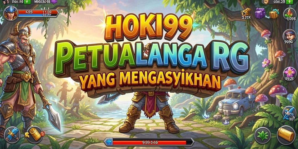 Screenshot gameplay HOKI99 menunjukkan aksi seru dalam petualangan RPG.