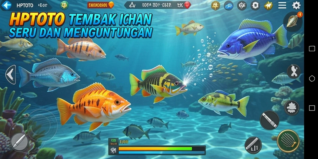 Gameplay seru HPTOTO dengan tembak ikan yang mengasyikkan.