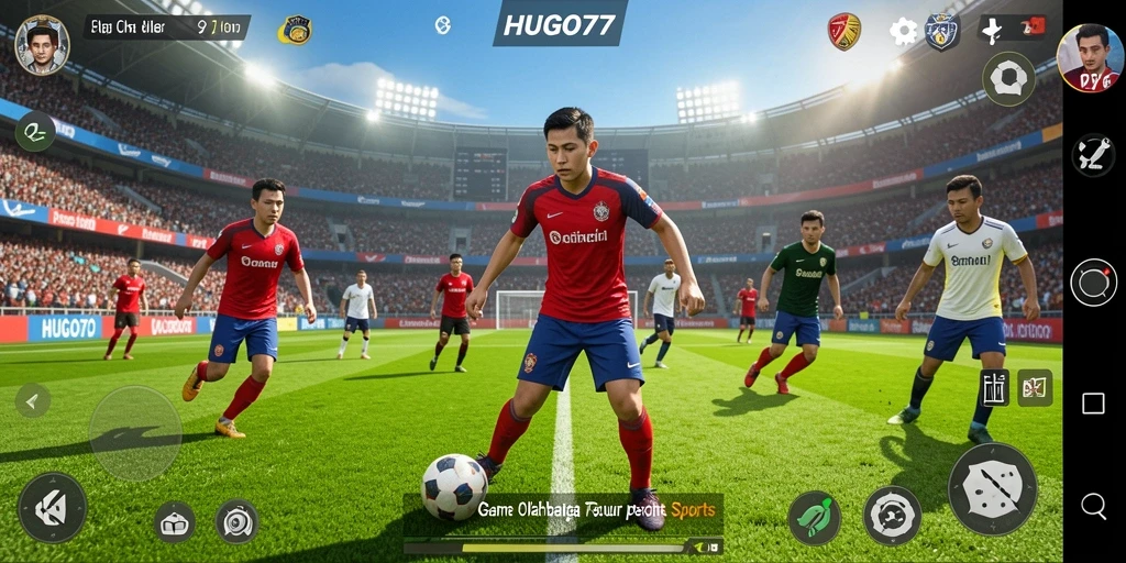 Tampilan gameplay HUGO77 yang seru dan menegangkan.