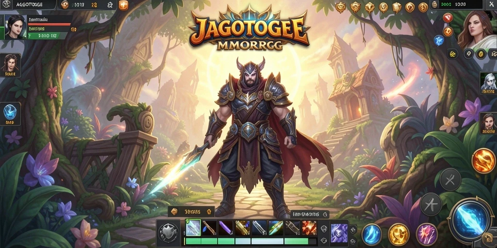 Tangkapan layar JAGOTOGEL menampilkan aksi seru dalam petualangan MMORPG.