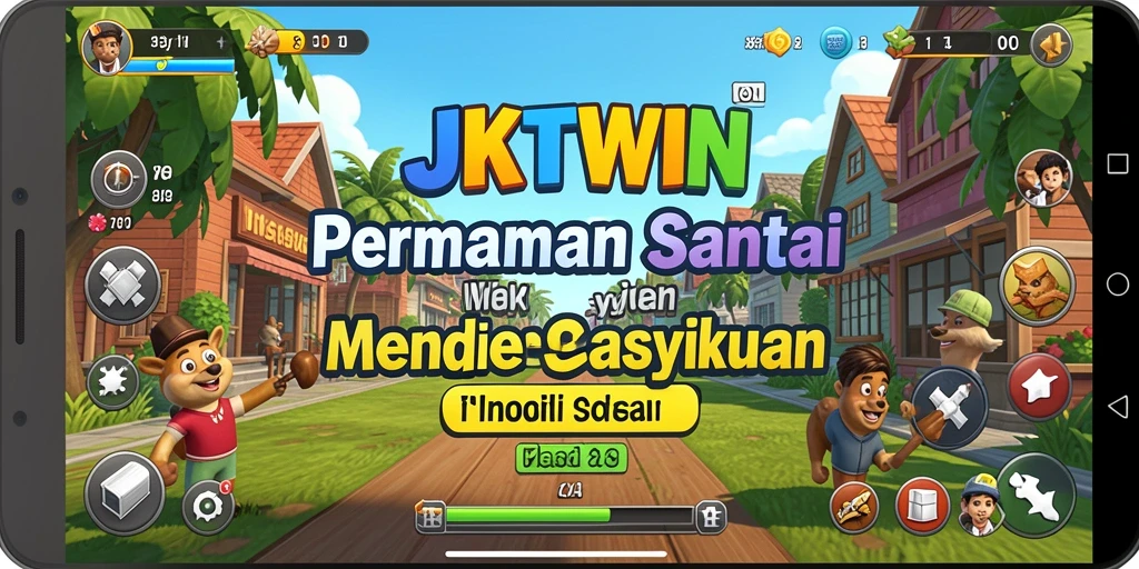 Tampilan gameplay JKTWIN yang menarik dan penuh warna.