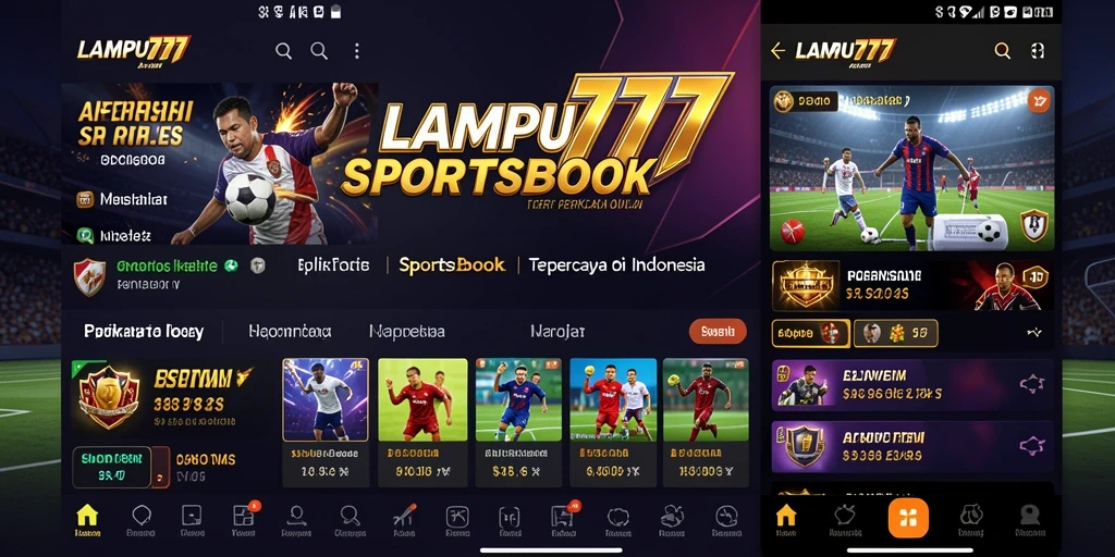 Tampilan gameplay Sportsbook LAMPU777 yang menarik dan interaktif.