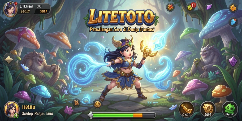 Grafis menakjubkan dari gameplay LITETOTO yang penuh petualangan.
