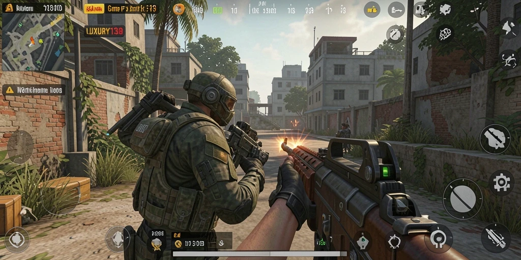 Tampilan menarik dari gameplay intens LUXURY138.