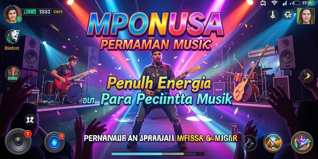 Tampilan gameplay MPONUSA yang seru dan interaktif.