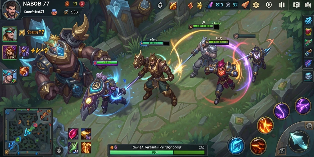 Tampilan gameplay NABOB77 yang epik dan mendebarkan.
