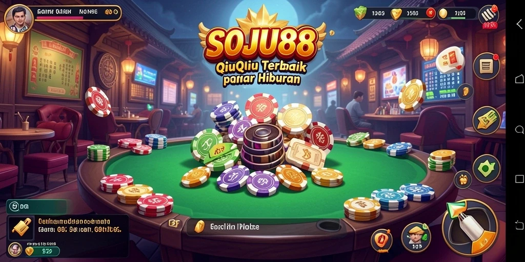Gameplay QiuQiu yang seru dan kompetitif di SOJU88.