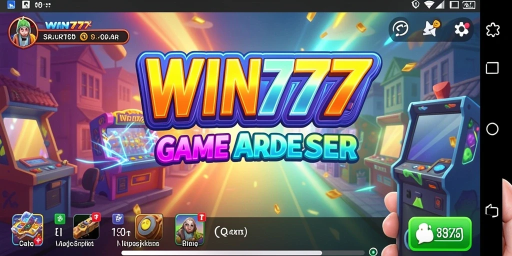 Screenshot gameplay WIN777 yang menunjukkan aksi seru dalam permainan Arcade.